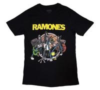 Ramones Cartoon Band ufficiale Uomo maglietta unisex