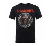 Ramones Eagle Seal T-Shirt Licenza Ufficiale Ragazzo Tee Rockoff RATS42MB