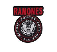 Ramones Hq - Toppa rotonda ricamata termoadesiva, accessorio souvenir