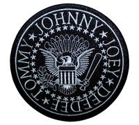 Ramones Presidential Seal Nero Woven Patch Size One Size
