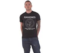 Ramones - T-Shirt # L Black Unisex # First World Tour 1978