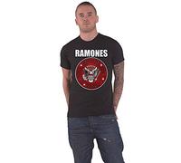 Ramones - T-Shirt # M Black Unisex # Red Fill Seal