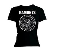 Ramones' Seal 'Womens Fitted T-Shirt - Nuovo