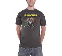 Ramones - T-Shirt # L Grey Unisex # Road To Ruin
