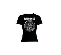 RAMONES T-Shirt Licenza Ufficiale Donna RockOff RATS01LB