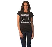 Ramones - T-Shirt # S Black Femmina # Cbgb 1978