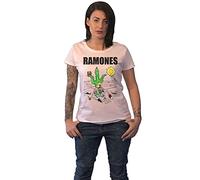 Ramones - T-Shirt # Xxl White Ladies # Loco Live