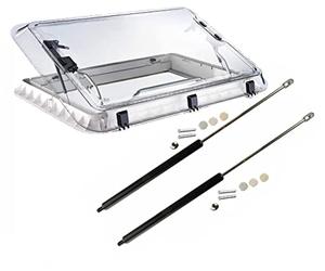 Ramor Strutz. Kit di installazione molla a gas compatibile con Seitz Dometic Heki 2 Skylight. Accessori per Oblò Caravan. (Kit di Installazione Completo.)