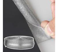 Rampa/angolare per pavimentazione, Striscia di transizione for rivestimento moquette in PVC autoadesivo tagliabile in argento e oro, da 1 a 15 m(Silver,3m (10ft))