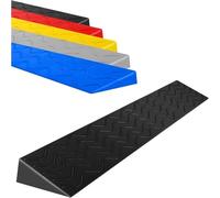 rampa antiscivolo per cordoli Rampa for sedia a rotelle, rampa portatile for soglia, rampa for marciapiede for robot aspirapolvere da interni(Svart,100 * 10 * 4Cm)