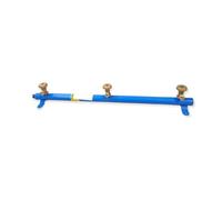 RAMPA COLLETTORE 3 ATTACCHI Ø 1/2 PER BOMBOLA GAS GPL CM 50 FLESSIBILE