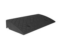 Rampa con Soglia in Gomma, Rampa con Soglia di Aumento da 9 Cm/12 Cm, Gradini in Salita Per Parcheggio in Strada, Sedia a Rotelle, Scooter(Nero 9 cm)