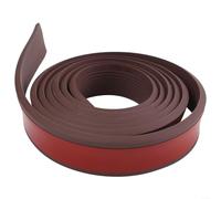 Rampa da garage da 3 m per transizioni lisce per sedie a rotelle, striscia in gomma resistente (marrone scuro)