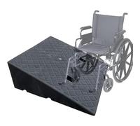 Rampa Di Marciapiede In Plastica Rampa Carrabile Rampa Plastica, Rampe Di Soglia In Plastica Resistenti Per Vialetti Banchine Di Carico Marciapiedi Auto Scooter Moto Sedie A Rotelle(Black,50x27x11cm)