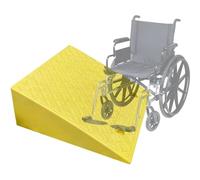 Rampa Di Marciapiede In Plastica Rampa Carrabile Rampa Plastica, Rampe Di Soglia In Plastica Resistenti Per Vialetti Banchine Di Carico Marciapiedi Auto Scooter Moto Sedie A Rotelle(Yellow,50x27x9cm)