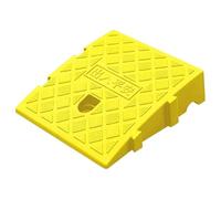 Rampa Di Marciapiede In Plastica Rampa Carrabile Rampa Plastica, Rampe Portatili Per Marciapiedi Piccole A Gradini Per Auto Sedia A Rotelle Bicicletta Moto Marciapiede Caravan(Yellow,25x27x11cm)
