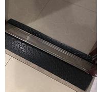 Rampa di Soglia in Gomma, Rampe per Sedie A Rotelle con Aumento di 1/2/3/4/5 Cm per Il Giardino di Casa Porte Scorrevoli in Vetro per Cortile, Gradini per L'ingresso, 100x9x3.5(39.4x3.5x1.4)