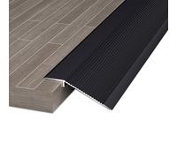 Rampa di soglia,striscia di transizione for pavimenti in metallo,striscia di transizione for pavimenti,for moquette,porta d'ingresso,piastrelle,soglia(Black,10cm)