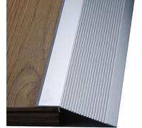 Rampa di transizione in alluminio per pavimento, rampa antiscivolo per sedia a rotelle, riduttore leggero per soglie, riduttore per pavimenti, per porte, scooter, bagagli robot spazzanti, flauto per