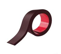 Rampa di transizione per soglia della porta, per sedia a rotelle, lunghezza 1 m, in gomma, riduttore, aiuto per la mobilità autonoma, per uso interno ed esterno (marrone scuro, 1 m)