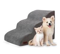 Rampa e scale per cani a 3 livelli, per letti o divani, antiscivolo e robusti, per cani di piccola taglia per salire sul letto alto