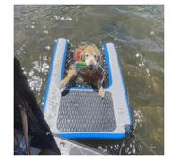 rampa gonfiabile per cani 150 Cm Cane Piscina Rampa Fuori Terra Piscina, Gonfiabile Galleggiante Grande Cane Acqua Rampa Scala Per Piscine/ Laghi/ Oceani, Cane Piccola Barca Rampa, Nero Blu Verde Ross