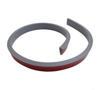 Rampa in silicone con supporto sicuro per robot spazzanti, progettata per transizioni di soglie e barriere d'acqua (grigio)