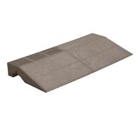 Rampa in WPC per pavimenti da esterno Mixtile marrone 40x20 cm Di colore marrone