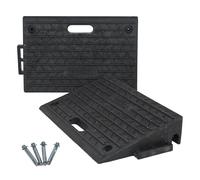 Rampa Marciapiede Rampa per Disabili 2er Set Ogni 50x32x10cm Gomma 2000 KG