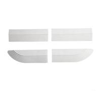 Rampa per aspirapolvere robotico per soglie, protegge i pavimenti e consente un'arrampicata fluida, compatibile con le principali marche Yunzhijia Silicone Materiale (altezza 1,6 cm bianco)