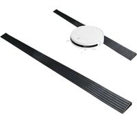 Rampa per cordoli di vialetti Rampa di soglia, rampa for sedia a rotelle, plastica for la casa, ingresso, bagno, tappetino transizione for(Svart,15 * 7cm/6 * 2.7in)