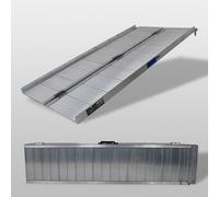 Rampa per Disabili Rampa Soglia 152 CM 272 KG Pieghevole Leggero Alluminio