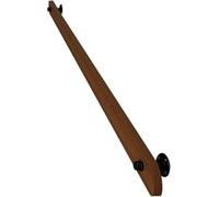 Rampa per scale in legno antiscivolo, kit completo di corrimano in pino per anziani, accessibilità a parete, impugnatura da 120 cm, soluzione per ringhiere esterne