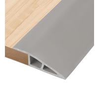 Rampa per sedia a rotelle, in gomma PVC, autoadesiva, 1,2 m, riduttore di soglia, striscia di transizione per soglia del pavimento della porta, modanature per porte, tappeti, pavimenti e piastrelle (1