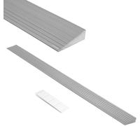 Rampa per Sedie, 1 Cm Di Alzata Rampe per Disabili, Portata Di 800 Kg Ransizione Della Rampa, Rampa Portatile in PVC per Bagno, Porte, Ingresso Del Garage, Grigio - 2 Cm / Grigio / AB Medical