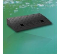 rampa per sedie a rotelle, 2" 3" 5" 7" Rise Lightweight Driveway Curb Ramps For Doorway Garage Warehouse Stroller Scooter(Black,H 8cm/3")