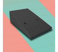 rampa per sedie a rotelle, 2" 4" 7" Rise Kerb Ramp, Portable Driveway Curb Ramps Handicap Ramps For Home Dock Garage Shed Ramps(50x80x11 cm)