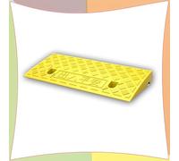 rampa per sedie a rotelle, 2" 5" 4" Lightweight Threshold Ramp Loading Ramp For Garage Warehouse(Yellow,50x22x4 cm)