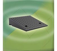 rampa per sedie a rotelle, 2" 5" 7" Rise Doorway Threshold Ramp, Steps Transition Ramp For Warehouse Sidewalk Steps(50x50x9cm)