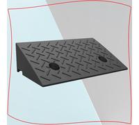 rampa per sedie a rotelle, 3" 4" 5" 6" Rise Height, Heavy Duty Driveway Ramps Portable Handicap Ramps For Scooter Bike(50x30x11cm)