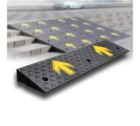 rampa per sedie a rotelle, Doorway Threshold Ramp 1" 2" 5" 7" Rise Shed Ramps Heavy Duty Loading Ramp For Dock Trailer Truck(95x23x6 cm(37"x9"x2.4))