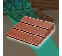 rampa per sedie a rotelle, Non-Slip Threshold Ramp Shed Ramps, 3" 4" Rise Driveway Kerb Ramp Entry Ramps For Garage Cars(30x30x8 cm)