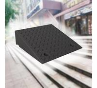 rampa per sedie a rotelle, Portable Curb Ramps 2" 4" Rise Driveway Ramps For Sidewalk Steps Garage Cars(50x50x19 cm (20"x20"x7.5"))
