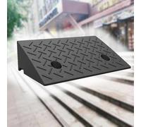 rampa per sedie a rotelle, Portable Curb Ramps 2" 4" Rise Driveway Ramps For Sidewalk Steps Garage Cars(50x25x6 cm(20"x10"x2.4"))
