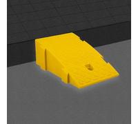 rampa per sedie a rotelle, Portable Curb Ramps, Plastic Threshold Ramp, For Sidewalk Driveway 3" 4" 6" Rise Height(Yellow,25x27x7 cm)