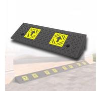 rampa per sedie a rotelle, Portable Doorway Threshold Ramp Accessible Ramp Non-Slip For Scooter Sidewalk Dock Bike(100x25x9 cm)