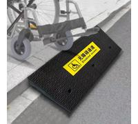 rampa per sedie a rotelle, Portable Non-Slip Doorway Threshold Ramp Handicap Ramps, Steps Transition Ramp For Truck Stroller(100x38x8 cm)