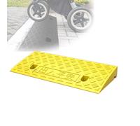 rampa per sedie a rotelle, Portable Wheelchair Ramp Non-Slip Handicap Ramps Shed Ramps For Garage Dock Trailer Sidewalk(Yellow,50x22x4 cm)