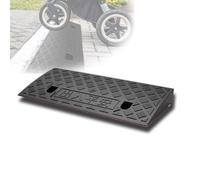 rampa per sedie a rotelle, Portable Wheelchair Ramp Non-Slip Handicap Ramps Shed Ramps For Garage Dock Trailer Sidewalk(Black,50x22x5 cm)