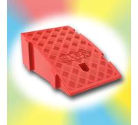 rampa per sedie a rotelle, Small Driveway Ramps Rubber Door Entry Ramps 3" 5" 7" Rise For Automotive Steps Garage(Red,25x40 x 19 m)